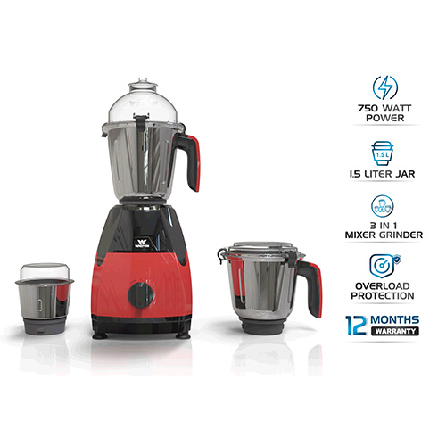 Walton 3in1 SS Heavy Duty Mixer Grinder